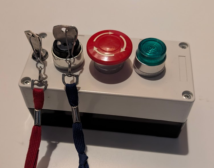The control box for the launch system