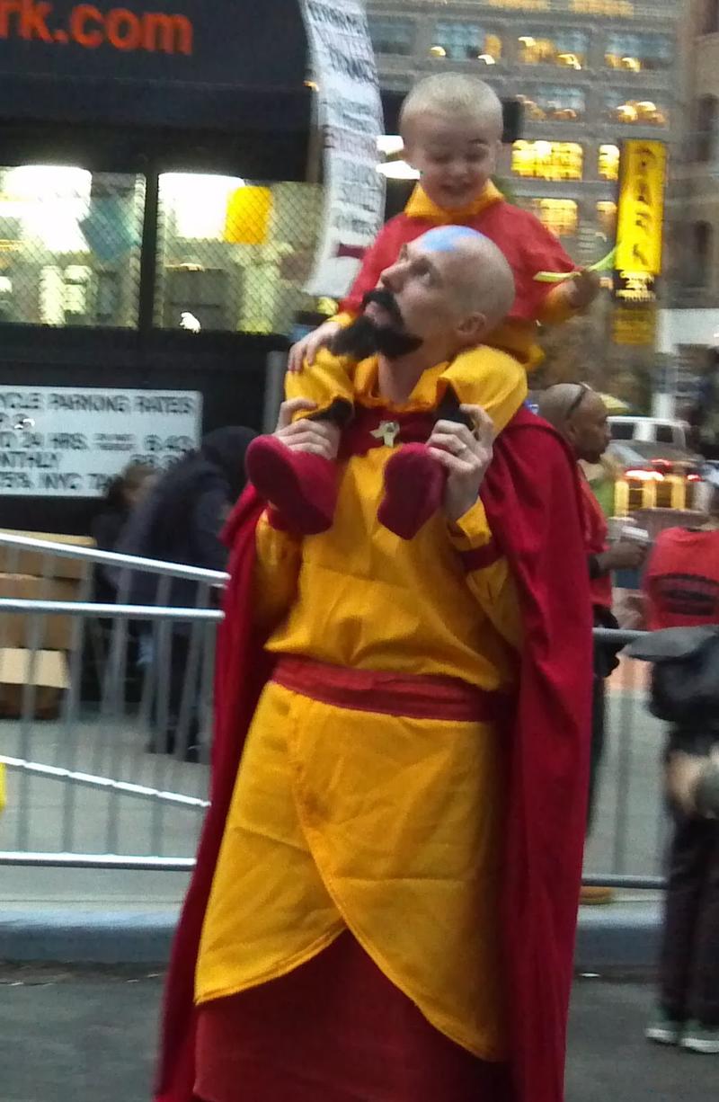 Tenzin and Milo costumes
