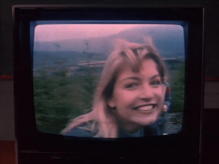 The original image of Laura Palmer on the TV